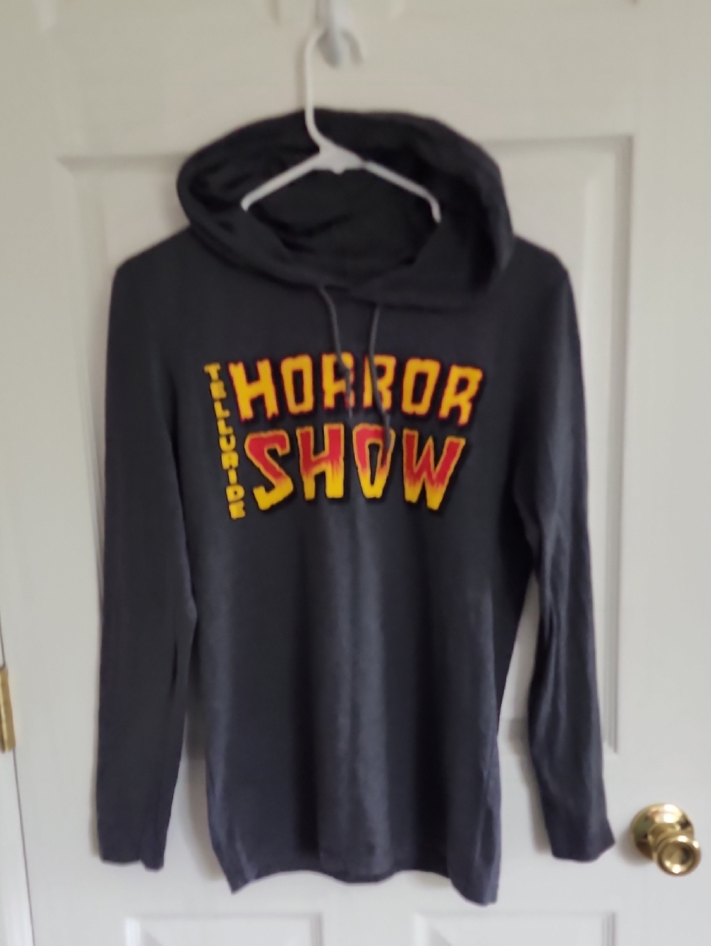 Telluride Horror Show Lightweight Long Sleevie Hoodie SMALL
